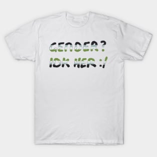 Copy of gender? (agender) T-Shirt